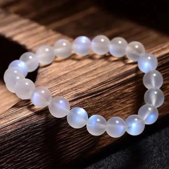 🆕New Moonstone 8mm Healing Gemstone Bracelet - Picture 2 of 2